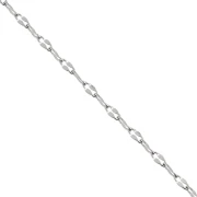 Cadena de malla de fantasía de 2,4 mm - acero inoxidable 304 x1m