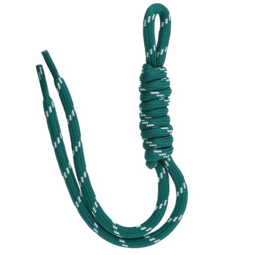 Cordón de paracord para llaveros y amuletos de bolso - 22 cm - Verde oscuro x1