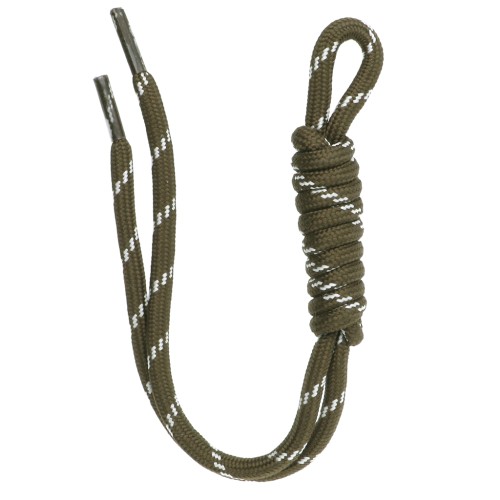 Cordón de paracord para llaveros y amuletos de bolso - 22 cm - Verde oliva x1