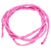 Cordón de seda de 2 mm - Rosa x 1 m