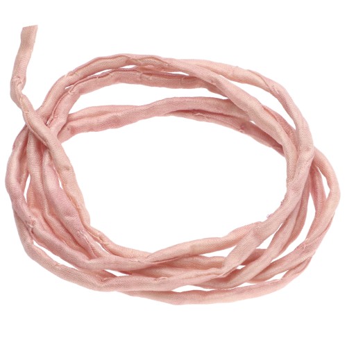 Cordón de seda de 2 mm - Rosa claro x 1 m