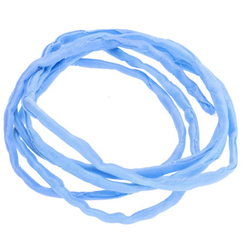 Cordón de seda de 2 mm - Azul claro x 1 m