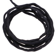 Cordón de seda de 2 mm - Negro x 1 m