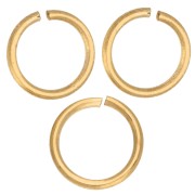 Oro 18 quilates - Anillas abiertas de 7 x 0,8 mm - Fabricadas en Europa - Acero inoxidable 316L dorado x10 Anillas abiertas de 7 x 0,8 mm - Fabricadas en Europa - Acero inoxidable 316L dorado x10