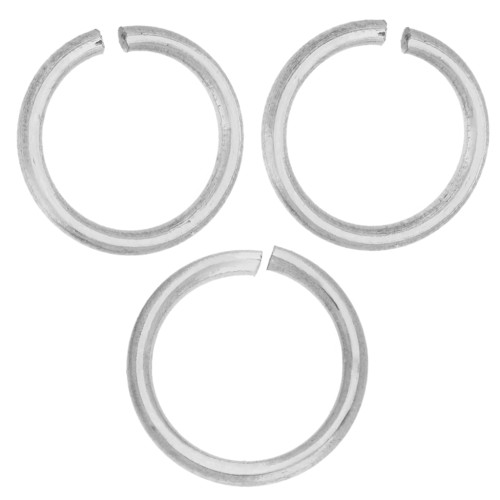 Anillas abiertas de 7 x 0,8 mm - Fabricadas en Europa - Acero inoxidable 316L x15