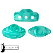 Cuentas de cristal Volos® de Puca® 4x8 mm - Mishmash Emerald x10 g|raw }}