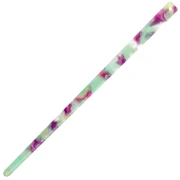Horquilla para el pelo de 170 x 9 mm con agujero - Caparazón de tortuga - Menta - Fucsia x1