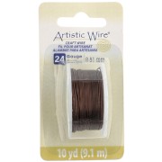 Hilo de cobre Artistic Wire de 0,51 mm - Latón antiguo, 9,1 m