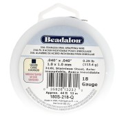 Hilo cuadrado de 1,02 mm - Acero inoxidable 316L x 13 m