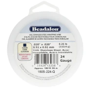 Hilo cuadrado de 0,51 mm - Acero inoxidable 316L x 55 m