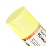 Crepón florista para flores de papel 25 cm Amarillo Pastel x 250cm