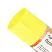 Crepón florista para flores de papel 25 cm Amarillo x 250cm