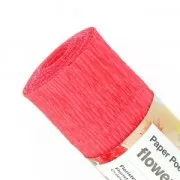 Crepón florista para flores de papel 25 cm Rojo x 250cm