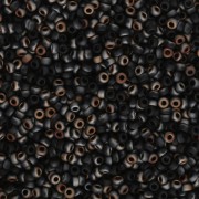 Rocalla Miyuki 15/0 4561 - Valentinita negra mate x8 g