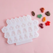 Molde de silicona de Géa Creations para hacer colgantes otoñales x1