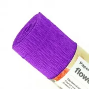Crepón florista para flores de papel 25 cm Morado x 250cm