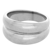 Anillo ancho de 11,5 mm - Talla 51 - Acero inoxidable 304 x1