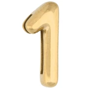 Botón pulsador de 15 x 6 mm - 1 - para cinta de 10 mm - Acero inoxidable 304 Dorado x 1