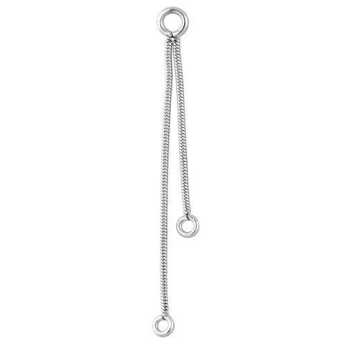 Entrepiezas de cadena con malla serpentina de 3,5 cm y 2 cm - Acero inoxidable 304 x 1