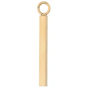 Dijes de acero inoxidable dorado