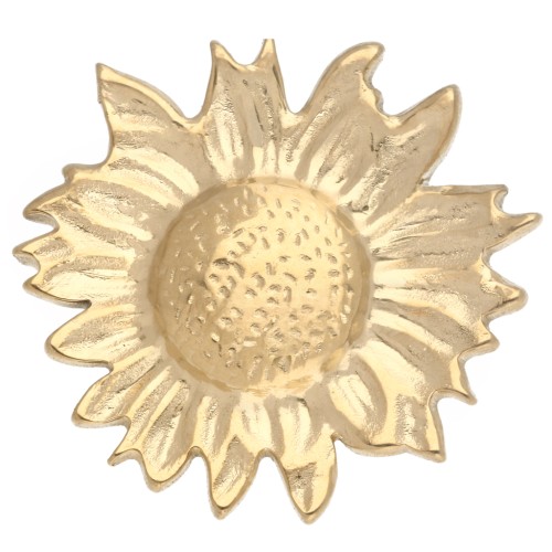 Broche de girasol de 20 mm - Acero inoxidable 304 Dorado x1