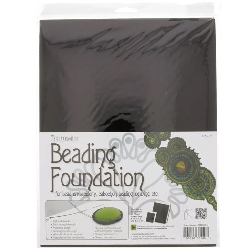 Trozos de fieltro para bordar, 27,5 x 21,5 mm - Negro x4