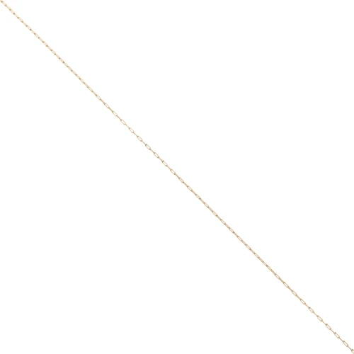 Cadena fina para Miyuki Delica 11/0, malla «Forçat» de 0,8 mm, acero inoxidable 304 Dorado, 1 m