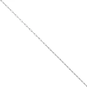 Cadena fina para Miyuki Delica 11/0, malla «Forçat» de 0,8 mm - Acero inoxidable 304, 1 m