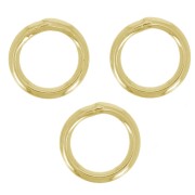 Anillas cerradas de 5 x 0,7 mm - Dorado x25