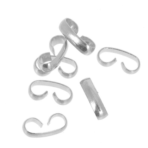 Conector doble Quick Links de 9,5 x 2,5 mm - Plateado x42