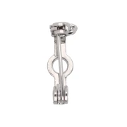 Soporte para alfiler de 14 mm - Plateado x1