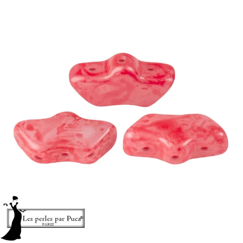 Delos® de Puca® 6 x 11 mm - Mishmash Dark Peach x 10 g