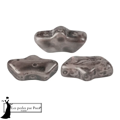 Delos® de Puca® 6 x 11 mm - Mishmash Taupe x 10 g