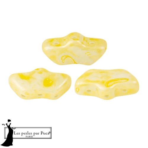 Delos® de Puca® 6 x 11 mm - Mishmash Yellow x 10 g