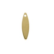 Lentejuelas lisas en forma de gota de 15 mm - Dorado x10