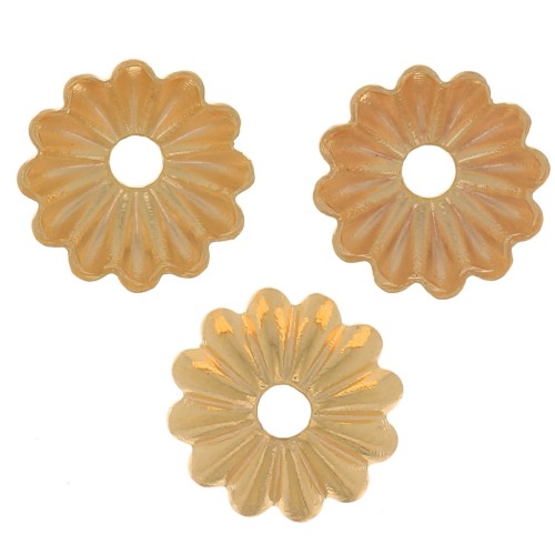 Cápsulas estriadas de 5,5 mm - Dorado x20