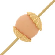 Cápsulas estriadas de 5,5 mm - Dorado x20