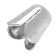 Conchas en forma de tulipán de 4 mm - Plateadas x10|raw }}