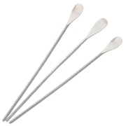 Tachuelas con cabeza en forma de gota, 36 x 0,7 mm - Plateadas, x10