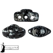Cuentas de cristal Volos® de Puca® 4x8 mm - Enamel Grey x10 g
