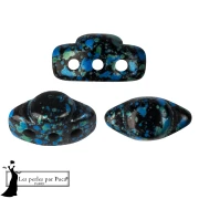 Cuentas de cristal Volos® de Puca® 4x8 mm - Esmalte turquesa x10 g