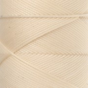 Hilo plano de poliéster encerado Slam Cord para macramé fino, 0,8 mm - Color bisque, 100 m