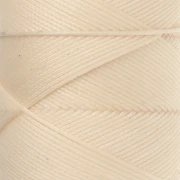 Hilo plano de poliéster encerado Slam Cord para macramé fino, 0,8 mm - Color bisque, 100 m