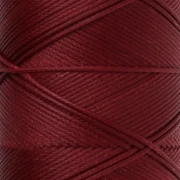 Hilo plano de poliéster encerado Slam Cord para micro macramé, 0,8 mm - Granate, 100 m