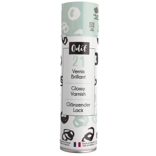 Barniz protector universal en spray Odif n.º 21 para todo tipo de superficies, brillante, 250 ml