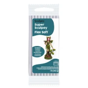 Pasta para modelar Super Sculpey Flex soft - Gris x 454 g