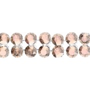 Plateado - Malla de cristal Swarovski 40001, 2 filas, 5,3 mm - Crystal Bronze, 5 cm Malla de cristal Swarovski 40001, 2 filas, 5,3 mm - Crystal Bronze, 5 cm