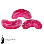 Arcos® de Puca® 5 x 10 mm - Transparente, constelación rosa fucsia, 10 g|raw }}