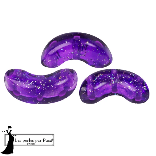 Arcos® de Puca® 5 x 10 mm - Transparente, constelación violeta, 10 g