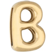 Empujador para letras de 14 x 9 mm - B - para cinta de 10 mm - Acero inoxidable 304 Dorado x 1